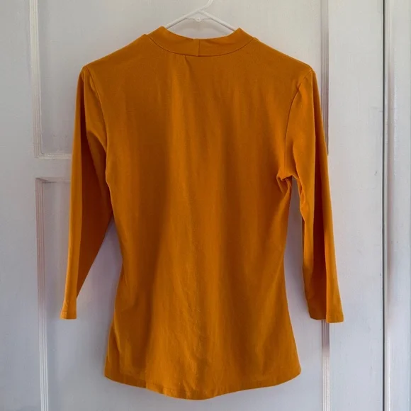 Vixen by Micheline Pitt Mustard Bad Girl Top - Picture 2 of 5